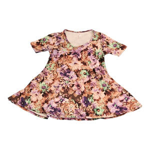 LuLaRoe XXS Short Sleeve Floral Shirt